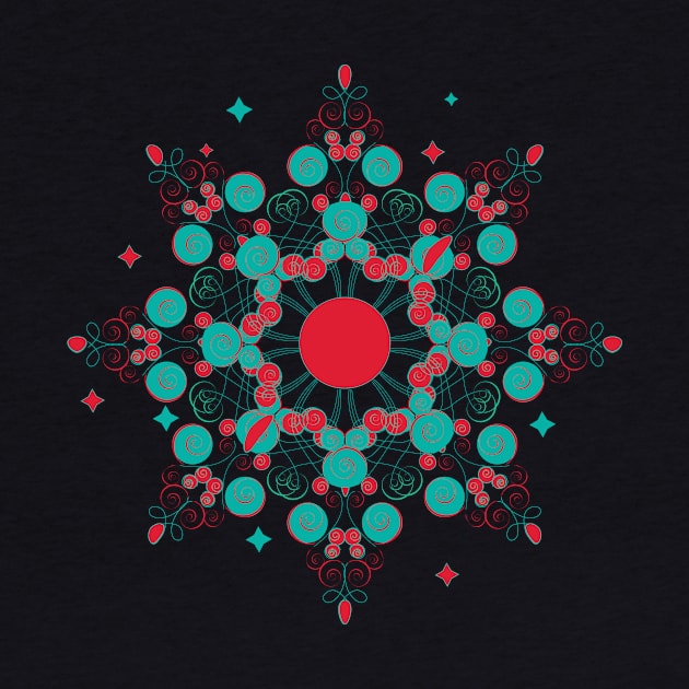 Winter Star Mandala by emma17